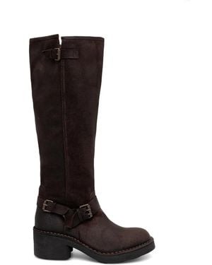 Fly London Bottes À Détail De Boucle - Black