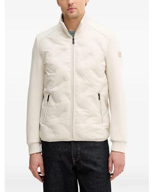 Guess Quilted Zip Jacket - White