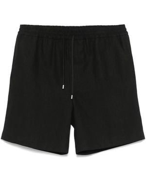 Lardini Bermudas de lino - Negro