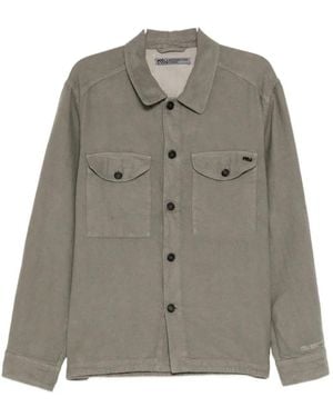 Massimo Osti Studio Chest Flap Pockets Shirt - Grey