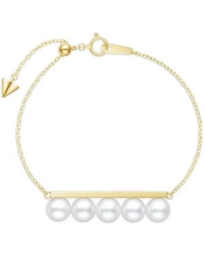 Tasaki Balance Signature ブレスレット 18kイエローゴールド - ホワイト