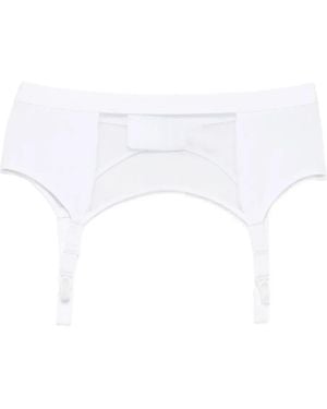 Maison Close Pure Tentation Garter Belt - White