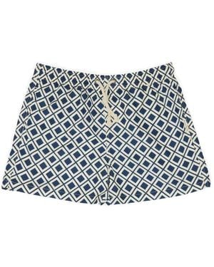 GASSA D'AMANTE Vieste ジオメトリック トランクス水着 - グレー