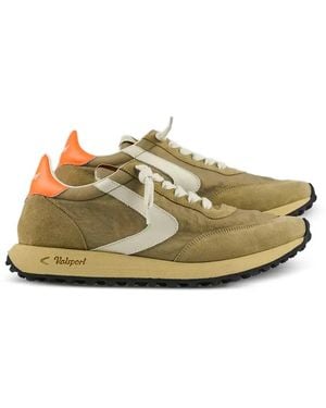 Valsport Start Heritage Logo-Patch Panelled Sneakers - Grün