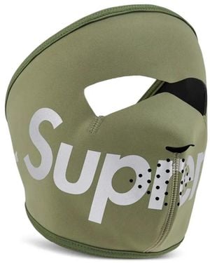 Supreme X Windstopper Logo Face Mask - Green