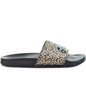 adidas Adilette ロゴ サンダル - ホワイト