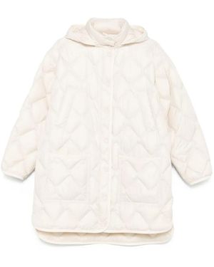 Woolrich Plumífero Con Capucha - Blanco