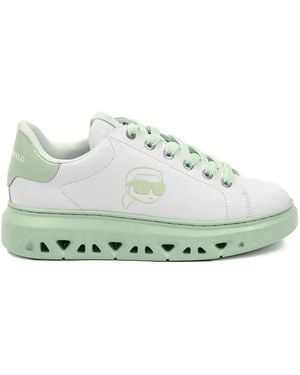 Karl Lagerfeld Sneakers Con Ricamo - Verde