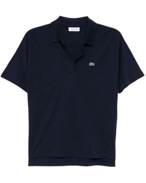 Lacoste Fluid Pique Top - Blue