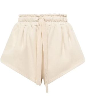 Laneus Mini-Shorts mit Kordelzug - Natur