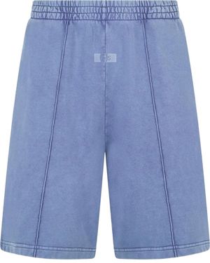 Gcds ストーンウォッシュ トラックショーツ - ブルー