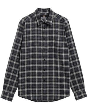 Barbour Camisa De Vestir Transverse De Manga Larga - Negro