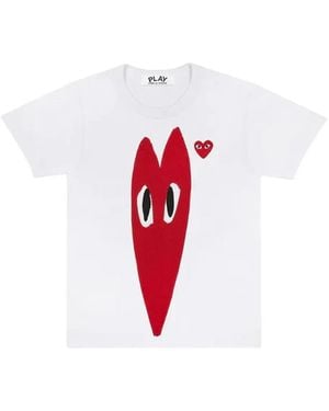 COMME DES GARÇONS PLAY Heart-Eye T-Shirt - Red
