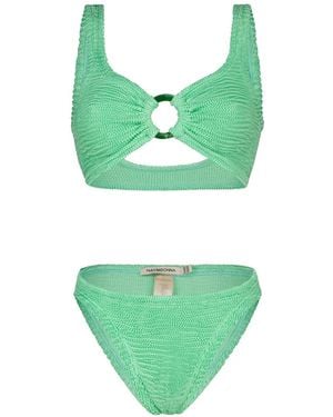 Paramidonna Irina Ring-Detail Bikini - Green