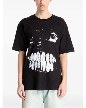 Pleasures X Slipknot Teeth Graphic T-Shirt - Black