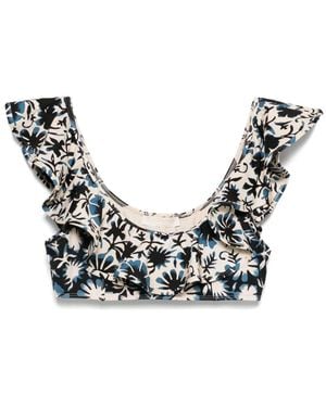 Ulla Johnson Azores Bikinioberteil - Schwarz