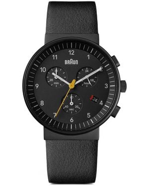 Braun Watches Gents Chronograph 40Mm Watch - Black