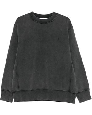 Etudes Studio É Crew-Neck Washed-Effect Sweatshirt - Black