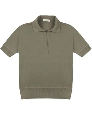 Zanone Collared T-Shirt - Green