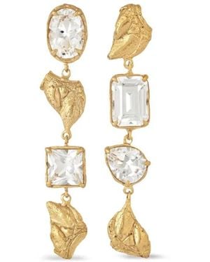 Loveness Lee Sami Crystal Earrings - Metallic