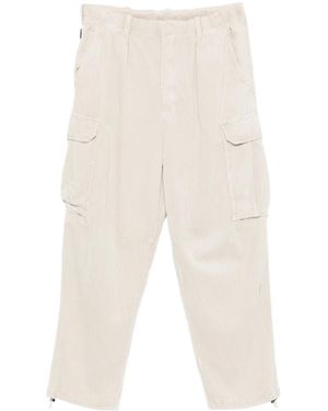 KEELING Corduroy Cargo Pants - White