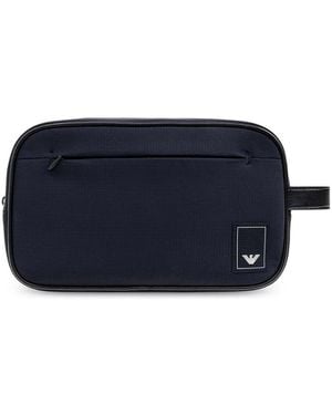 Emporio Armani トラベルポーチ - ブルー