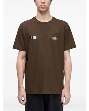 Osklen Surfing Mountains Graphic T-Shirt - Brown
