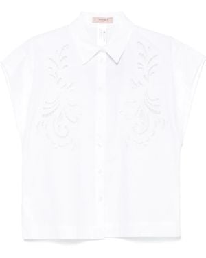 Twinset Embroidered Shirt - White