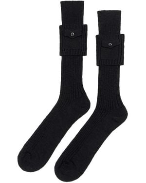 DSquared² Military Chic Mid-Crew Socks - Black
