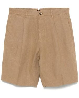 Dell'Oglio リネン ショートパンツ - ナチュラル