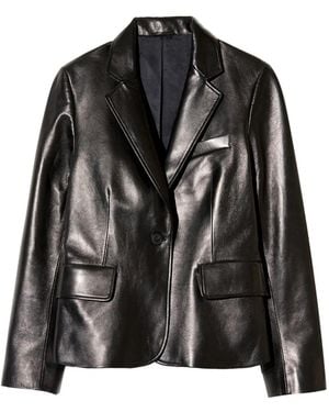 Nili Lotan Pascale Leather Jacket - Black