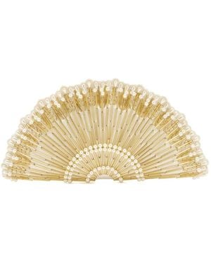 Vanina Rosée D'Epines Clutch Bag - Metallic
