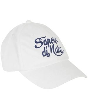 MC2 Saint Barth Sapore Di Mare Embroidered Baseball Cap - White