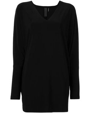 Norma Kamali V-Neck Jumper - Noir