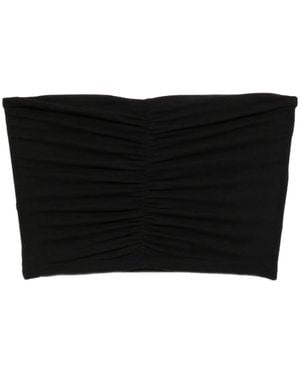 James Perse Ruched Top - Black
