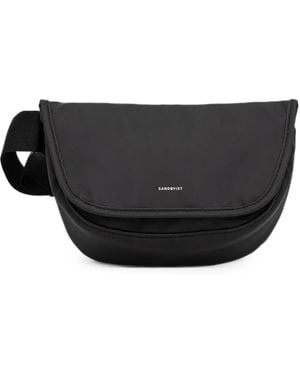 Sandqvist Mini Stream Messenger Bag - Black