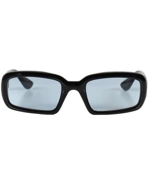 Port Tanger Mektoub Rectangle-Frame Sunglasses - Black