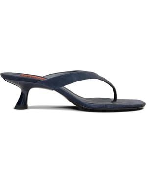 Simon Miller Beep Sandalen Aus Wildleder - Blau
