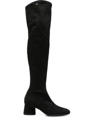 Baldinini Over-The-Knee Suede Boots - Black