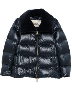 Herno Long-Sleeve Padded Jacket - Blue