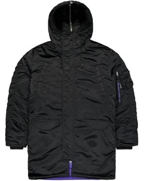 Alpha Industries Hooded Padded Coat - Black