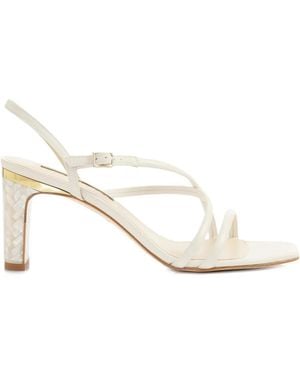 freya rose Giselle Heeled Sandals - Natural
