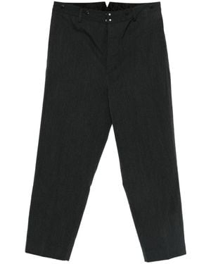 Visvim Pastoral Pinstripe Trousers - Black