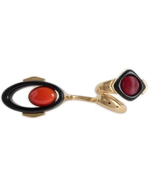 PUCCI Bague L'Alba À Design Géométrique - White
