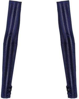 Amir Slama X Astrid Striped Gloves - Blue