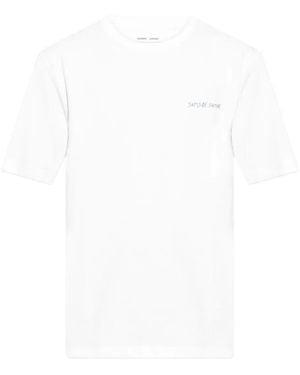 Samsøe & Samsøe Graphic-Print T-Shirt - White