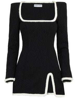 ROWEN ROSE Signature Mini Dress - Black