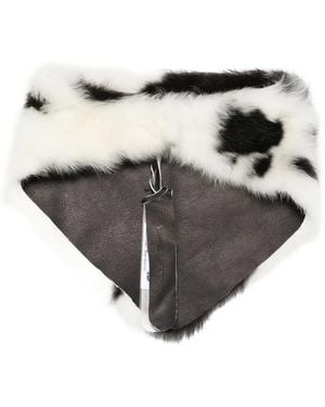 Salvatore Santoro Trimmed Scarf - Grey