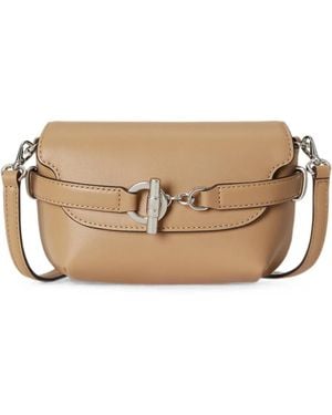 Ralph Lauren Small Blaike Leather Cross Body Bag - Natural