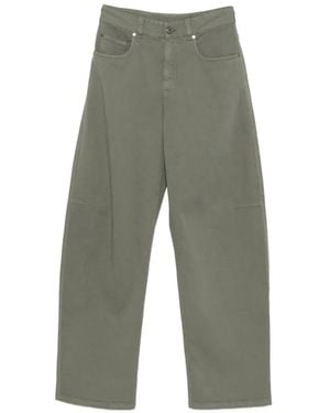 Brunello Cucinelli Logo-Patch Jeans - Green